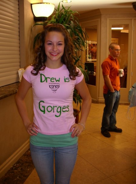 Me on the morning of the Price is Right taping! Like my take on the "Ithaca is Gorges" shirt?