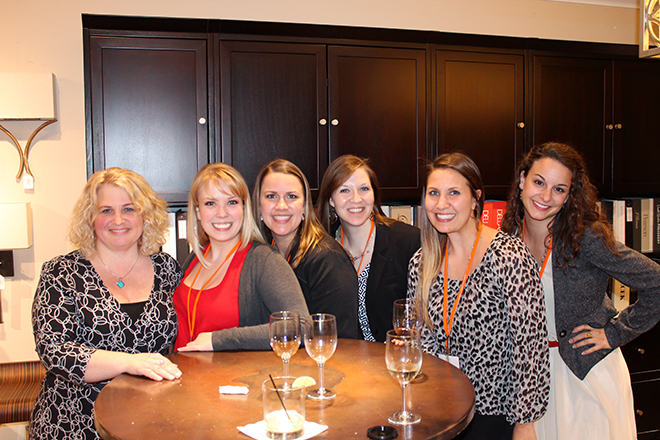 Some of the lovely ladies I met -- at our Saturday cocktail hour! :)