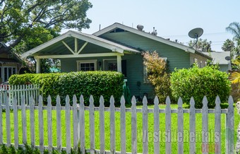 White picket fence and all!